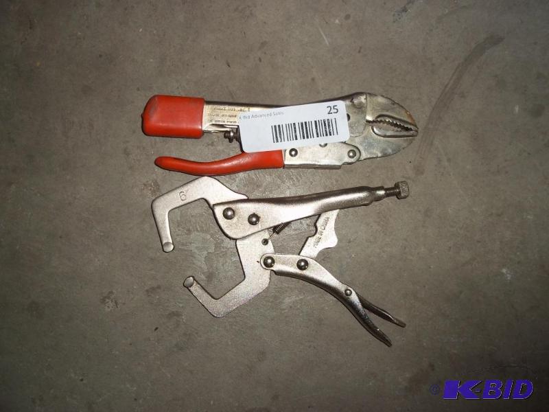 2 locking pliers&nbsp...