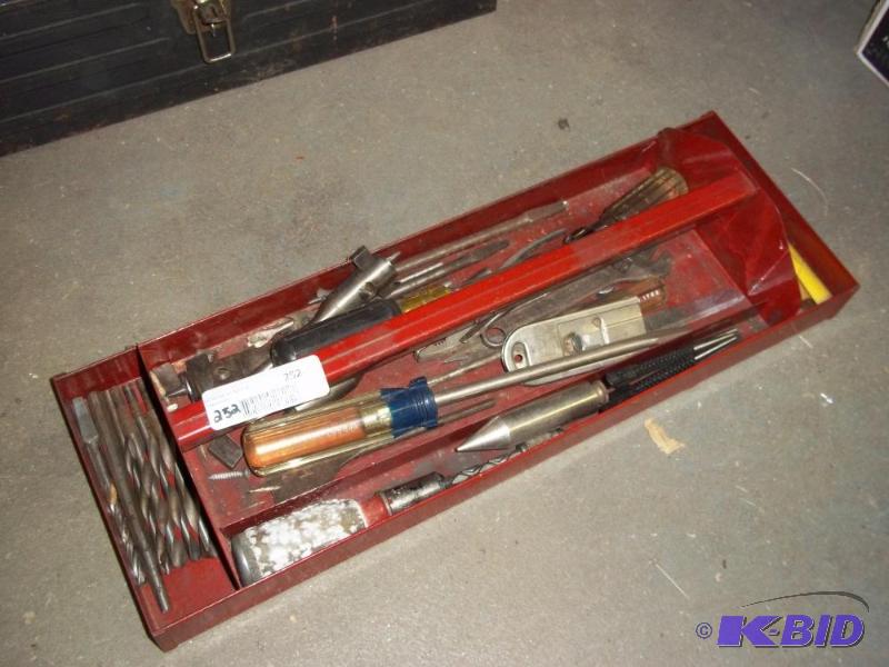 Tool tray with tools fits box #188...