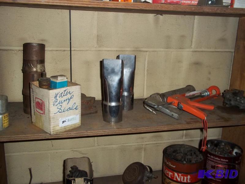 Misc water pump seals, exhaust parts, caulkin...