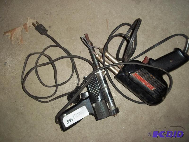 Lot of 2 Weller and Wall Solder Guns...