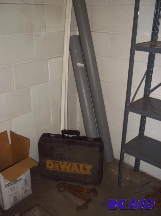 Misc Items   4 in Sewer pipe  Vinyl lattice c...