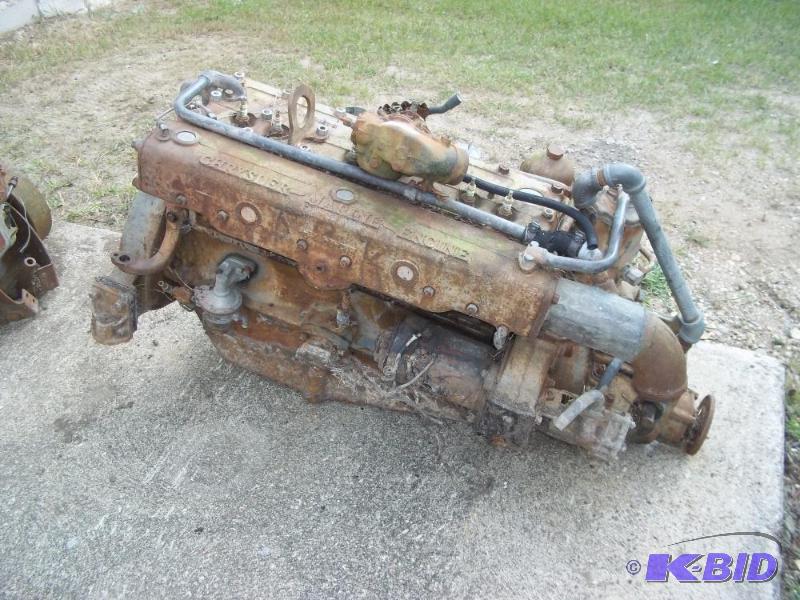 Chrysler Crown Marine engine out of wood Chri...