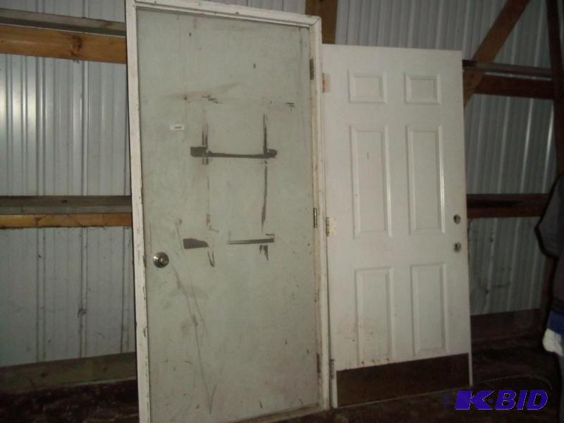 2 36 in steel doors...