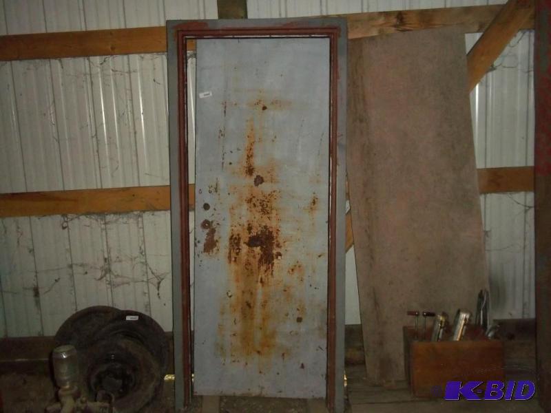 32 in Heavy Steel Door with steel jam...