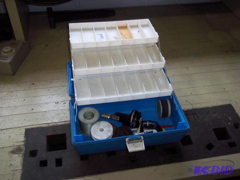 Blue Tackle box with contents...