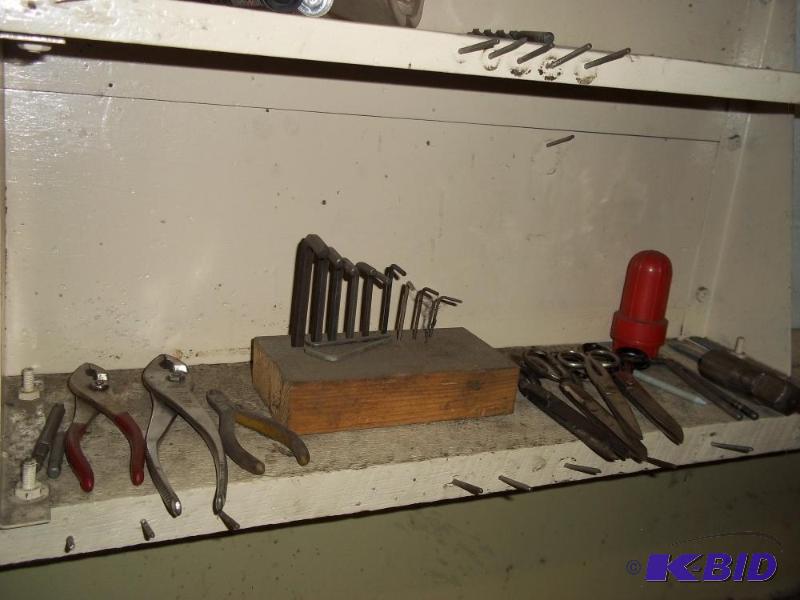 3 pliers, Allan wrench set. 4 scissors,...