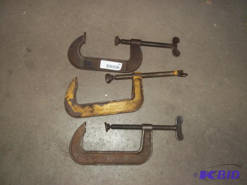 3 C-Clamps...
