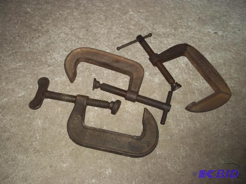 3 C-Clamps...