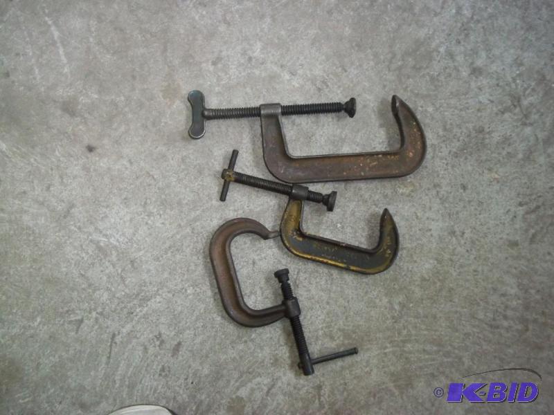 3 C-Clamps...