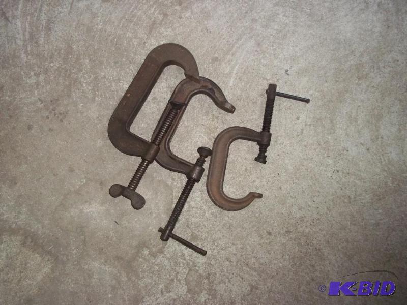 3 C-Clamps...