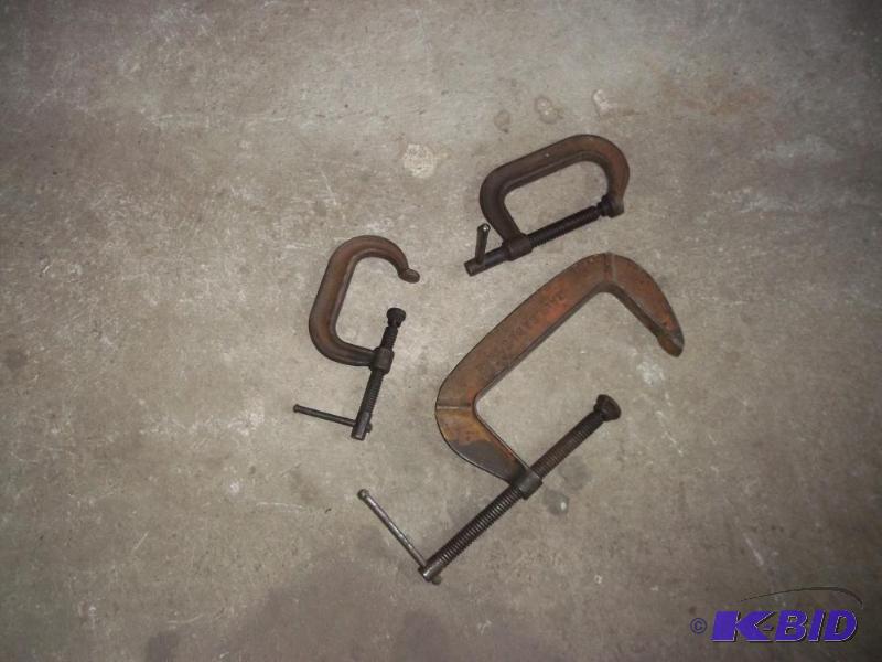 3 C-Clamps...