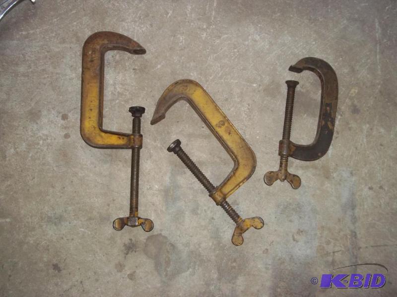 3 C-Clamps...