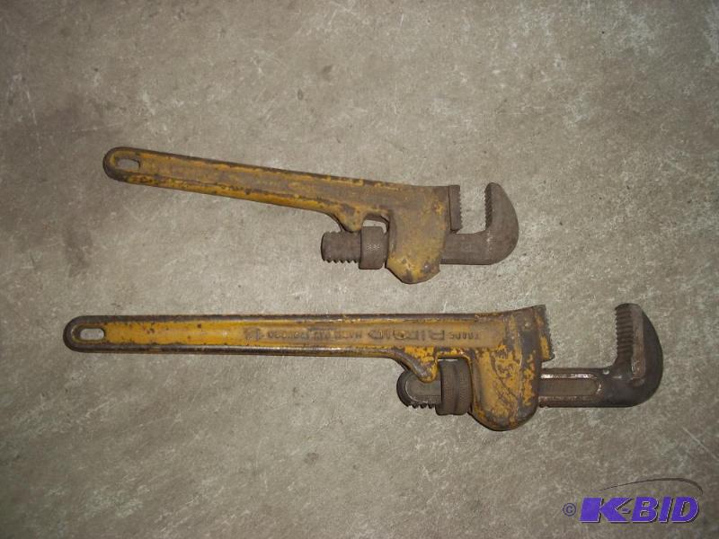 2 Ridgid Pipe wrenches...