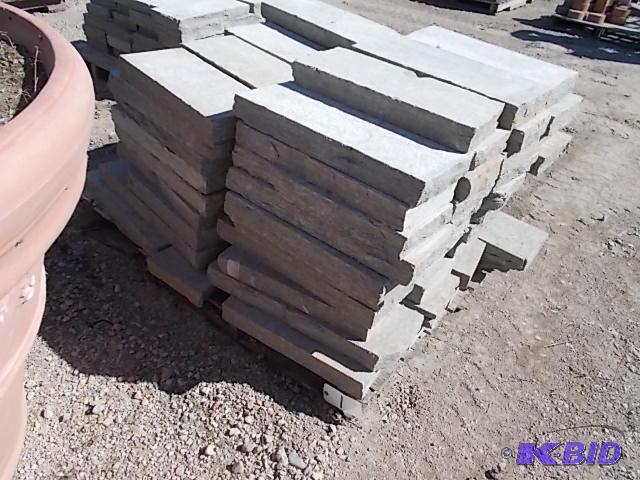 Approx. (80) Linar Blue Natural Wall Stone, 8...