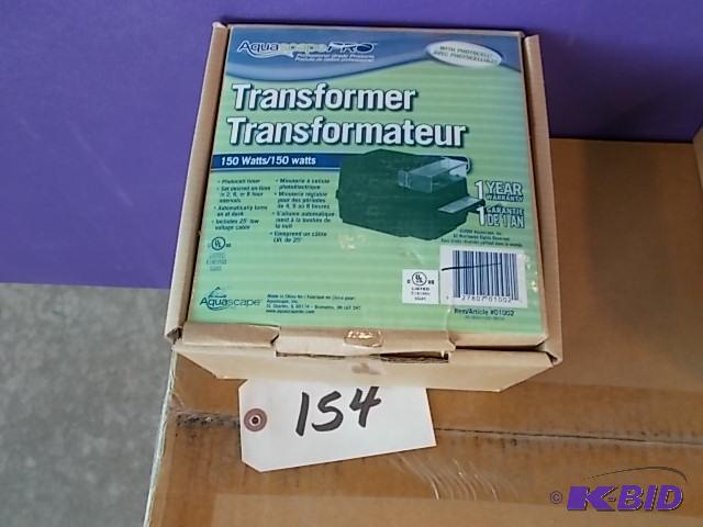 Aquascape 150 Watt Transformer With Photocell...
