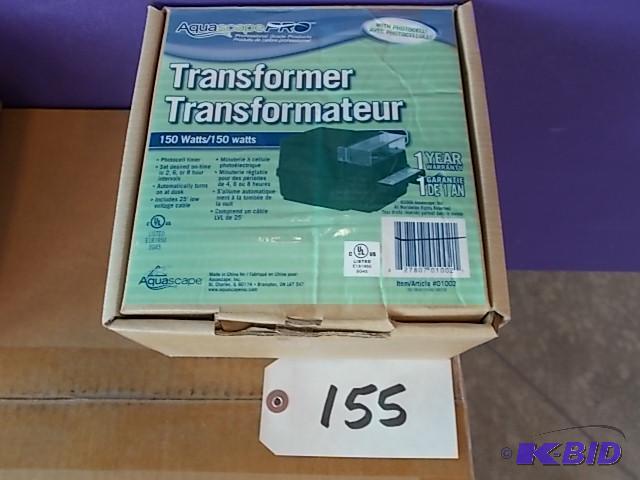 Aquascape 150 Watt Transformer With Photocell...