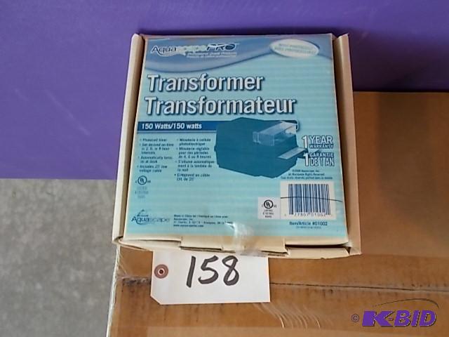 Aquascape 150 Watt Transformer With Photocell...