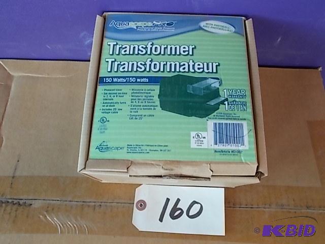 Aquascape 150 Watt Transformer With Photocell...