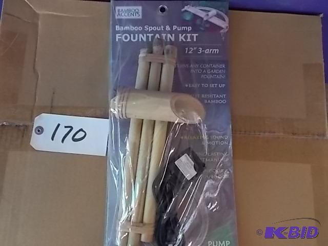 Bamboo Accents Bamboo Spout &amp Pump Founta...