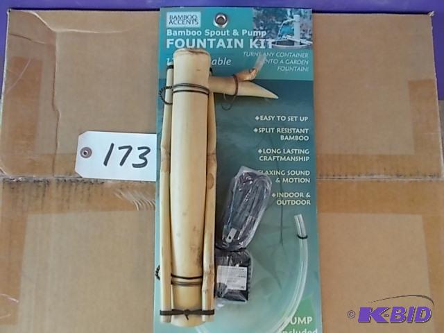 Bamboo Accents Bamboo Spout &amp Pump Founta...