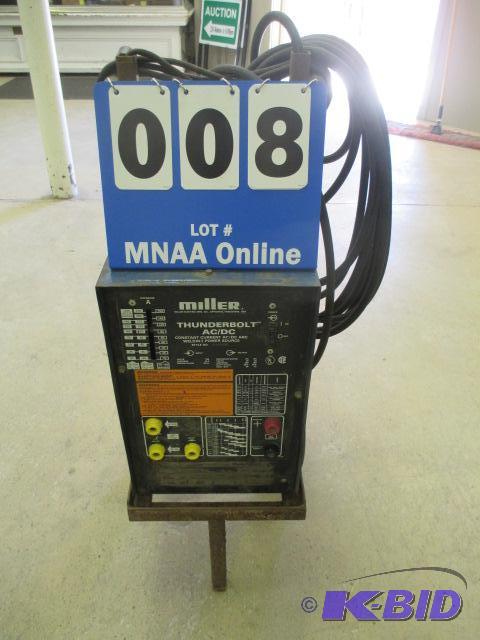 lot 00008 image: Miller Thunderbolt ACDC welder