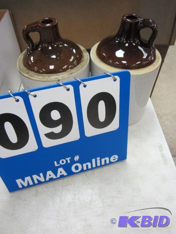 lot 00090 image: Stoneware Jugs