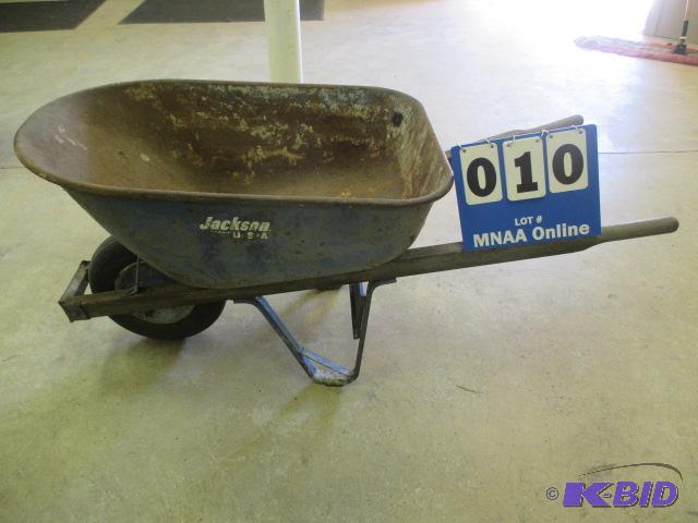 lot 10 image: Jackson Professional Tools  6 cu. ft. Wheelbarrow