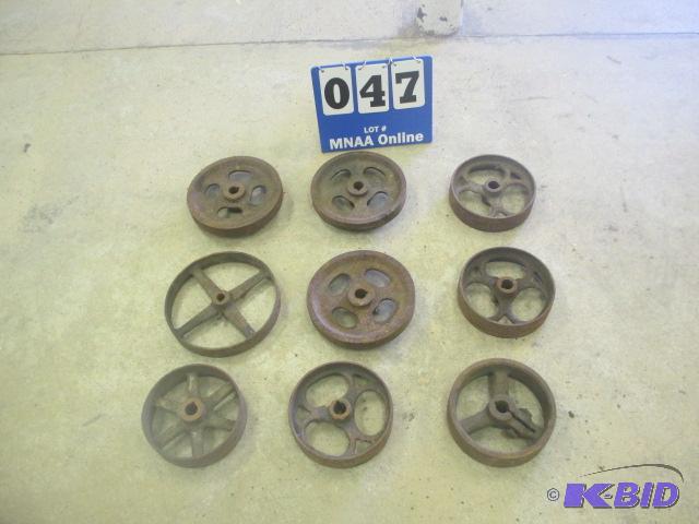 lot 47 image: Vintage Pulleys