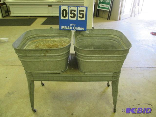 lot 55 image: Vintage wash tubs
