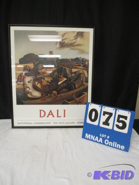 lot 75 image: Framed Dali Print