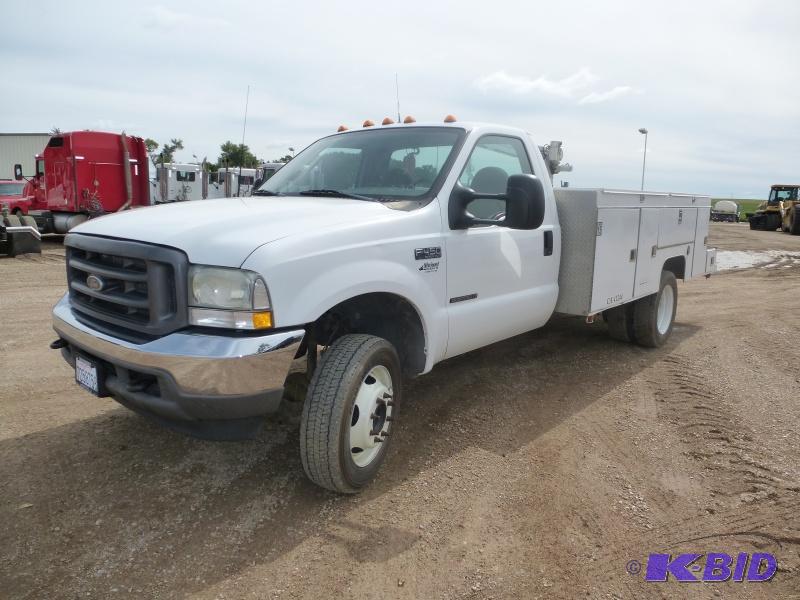 2003 Ford F-450 2WD Crane truck Has 7.3 &nbs...