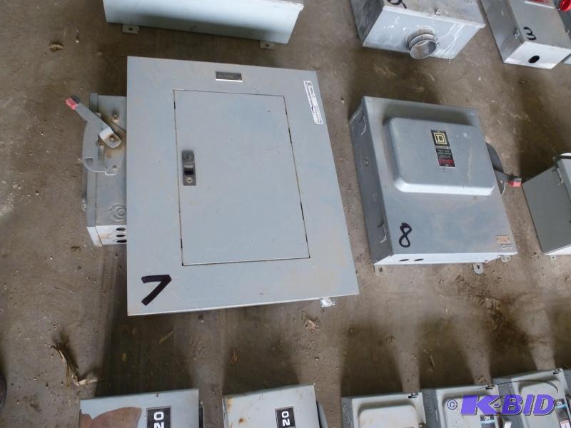 Square D, GE Breaker boxes Item# 7,8 Square ...