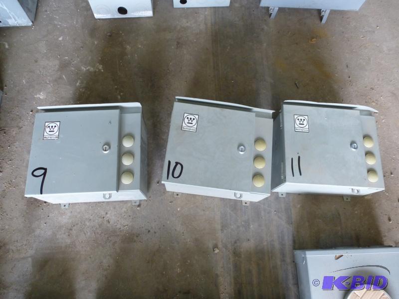 Westing House Electrical boxes Item# 9,10,11...