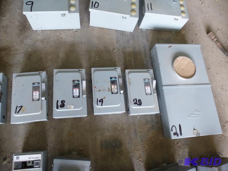 Siemens &amp Midwest Electrical boxes Items...