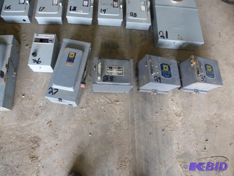Square D, GE, &amp Butler Electrical boxes ...