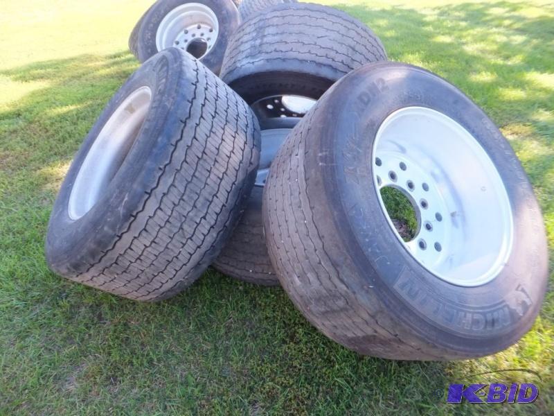 Super Singles Tire &amp Rims Michelin 445- ...