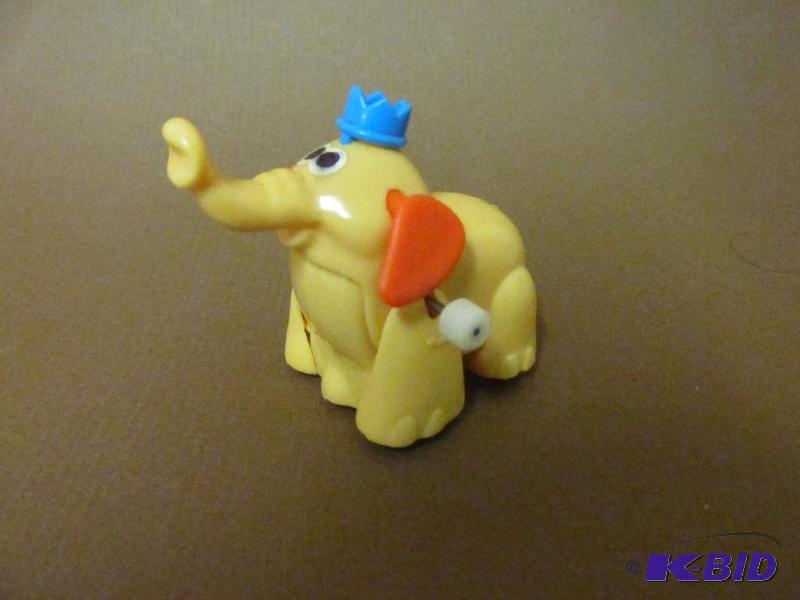 lot 100 image: Vintage, Collectible, Wind Up Elephant