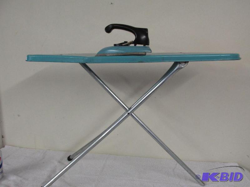 lot 28 image: Vintage Toy Ironing Board and Iron