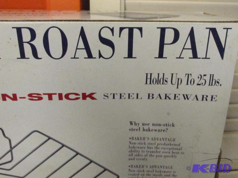 lot 3 image: Brand New in the Box - Large Roaster - up to 25 lbs