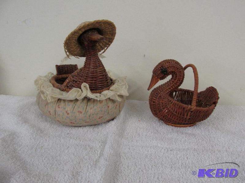 lot 35 image: Two Vintage Baskets.