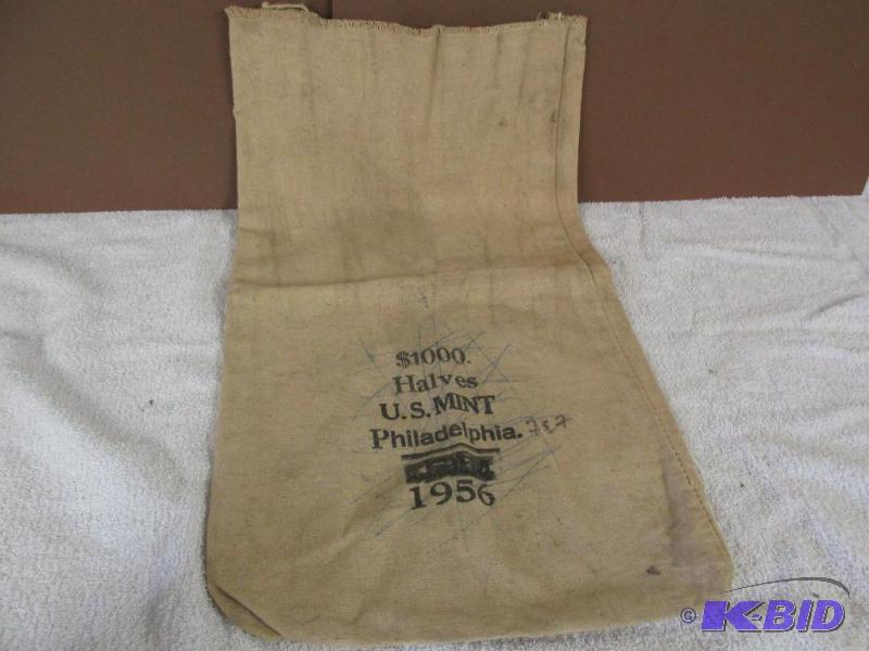 lot 44 image: Vintage, Collectible Bank Bag 1956