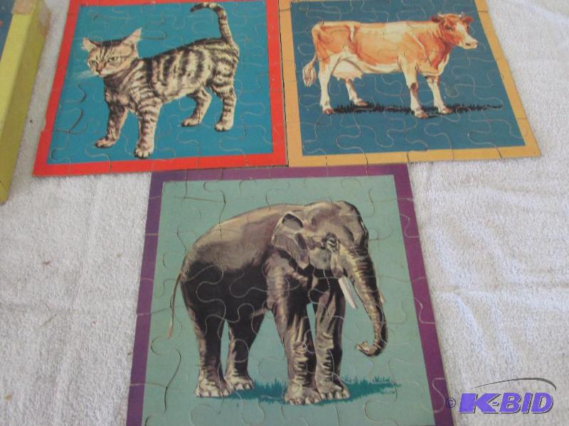 lot 59 image: Three Vintage Puzzles in The Original Box