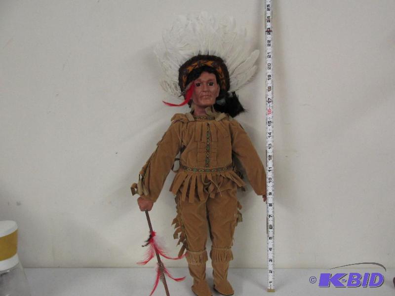 lot 22 image: Native American Chief made by -
