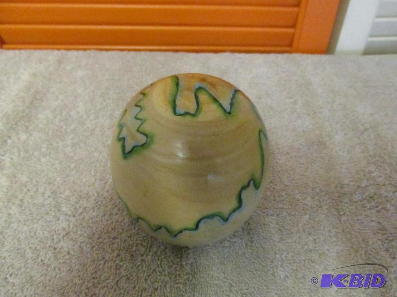 lot 93 image: Wooden Ball with Kids From All Over the World