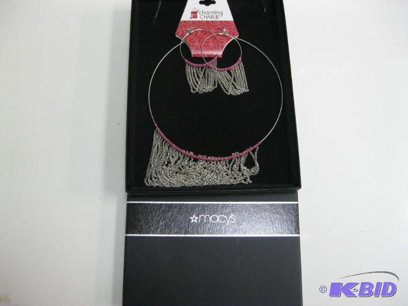 lot 56 image: New jewelry set from Macys....