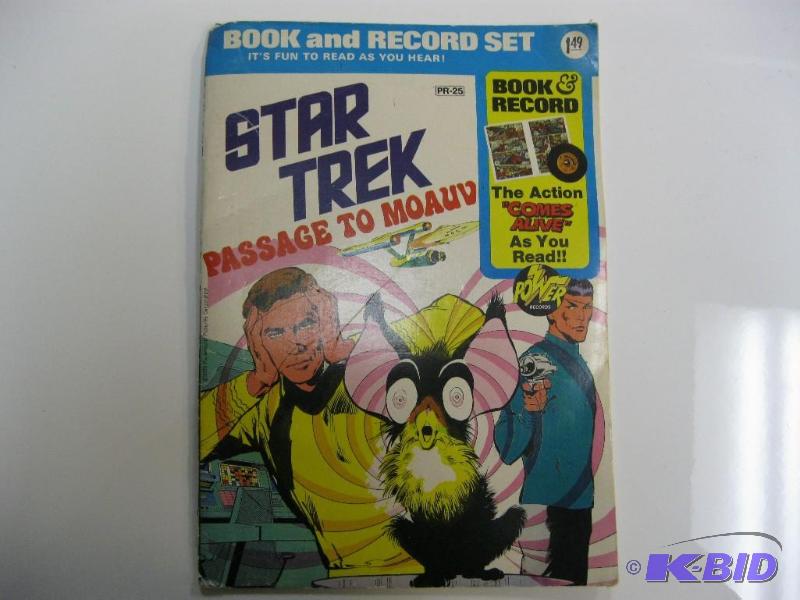 lot 73 image: Vintage Star Trek Book And Record...