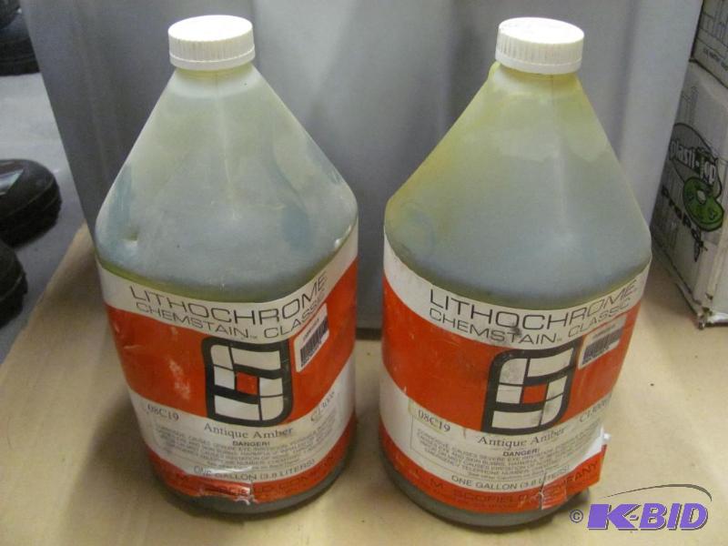lot 116 image: Each of these 1-Gallon Bottles of LITHOCHROME...