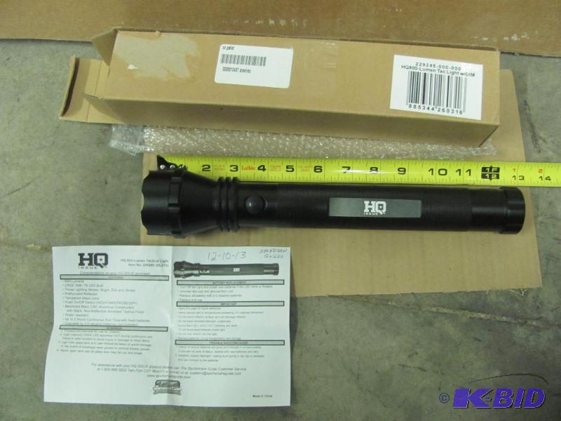 lot 19 image: NEW (in original box) HQ ISSUE HQ 800-Lumen T...