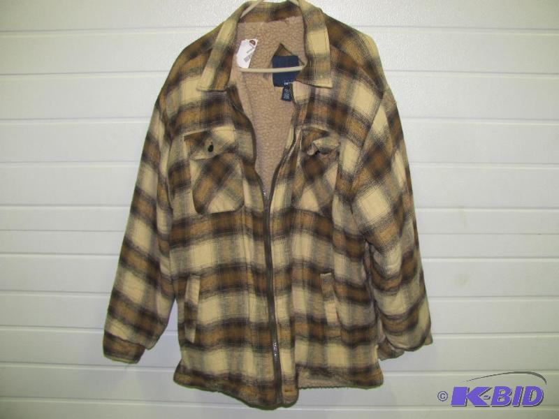 lot 78 image: This NEW BASIC EDITIONS Brown Ramie Cotton Fl...