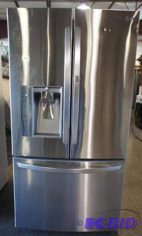 lot 1 image: New LG Refrigerator (LFX31945ST) LG 30.5-cu. ...